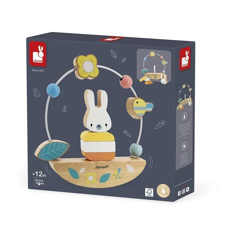 Coniglietto dondolante con looping - Dai 12 mesi