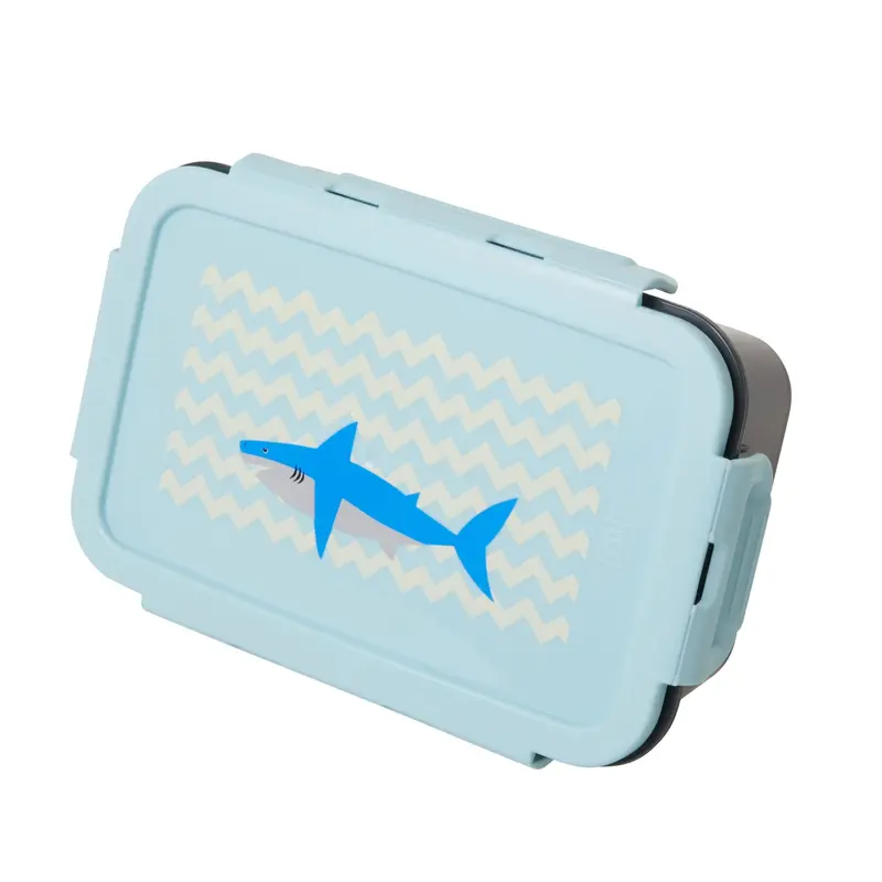 Contenitore di plastica squalo - 3 scomparti mobili
