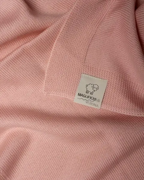Copertina neonato in pura lana merino misura 70*80cm - essential - Maglificio di Verona