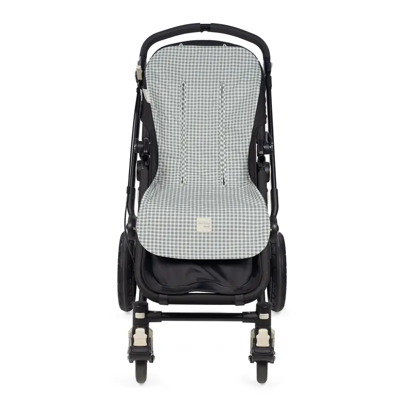 Copri passeggino I LOVE VICHY VERDE QUADRETTI