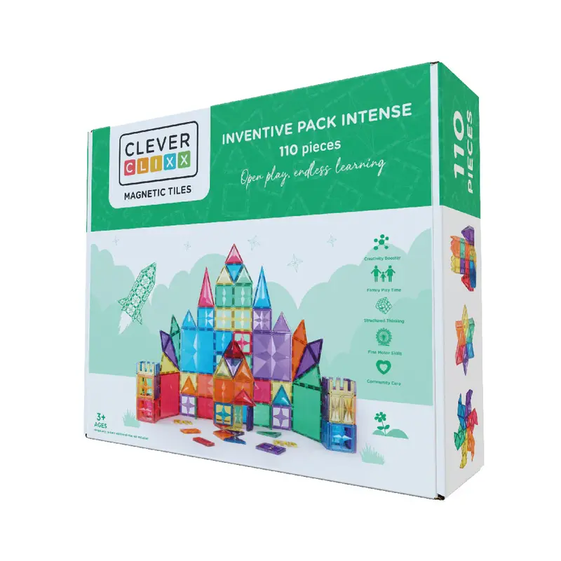 Costruzioni magnetiche - Inventive Pack Intense 110 pezzi