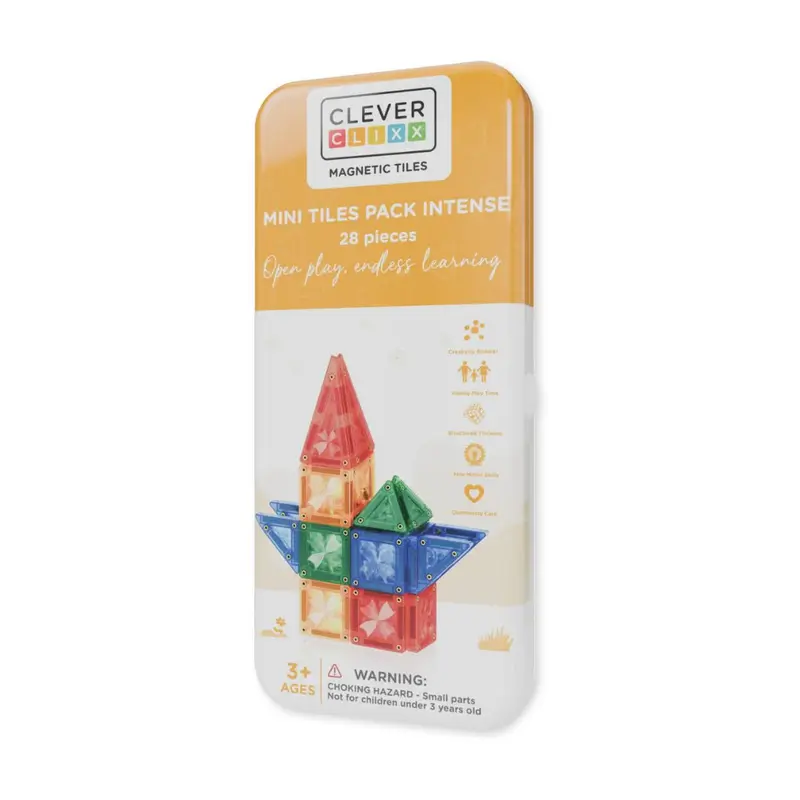 Costruzioni magnetiche - Mini Tiles Pack Intense 28 pezzi