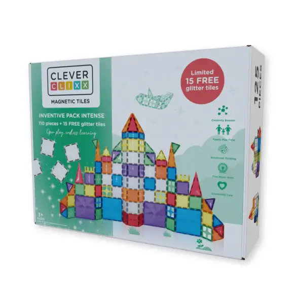 Costruzioni magnetiche Set costruzioni - Edizione Limitata + 15 tessere glitter in omaggio