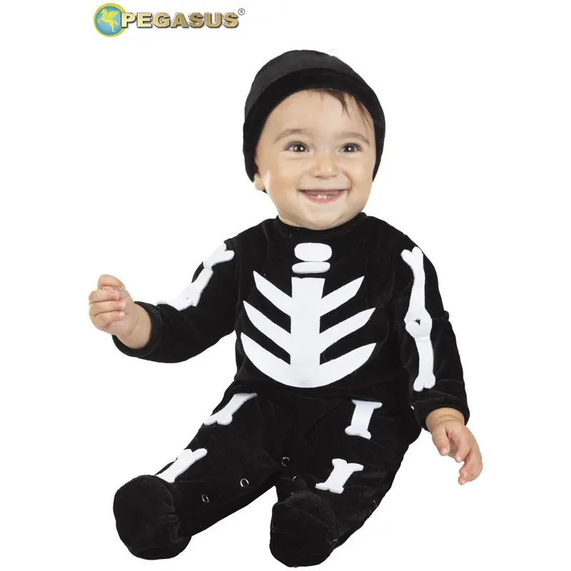 Costume baby scheletrino