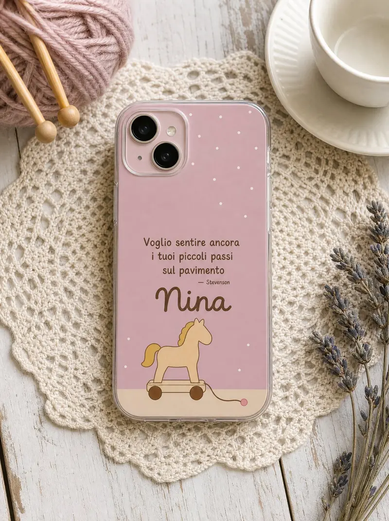 Cover per i nonni con nome «I tuoi piccoli passi»