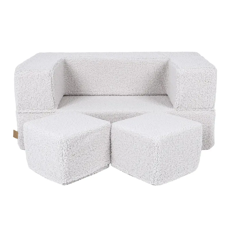 Cube Sofa Soft Bearly - White