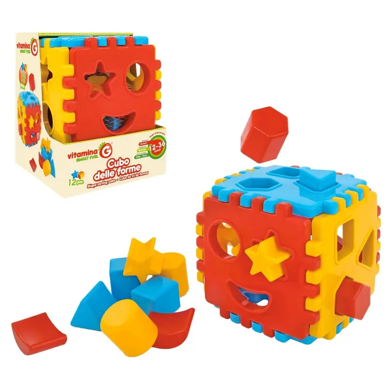 Cubo Attività 12 Forme Ad Incastro Globo 05087
