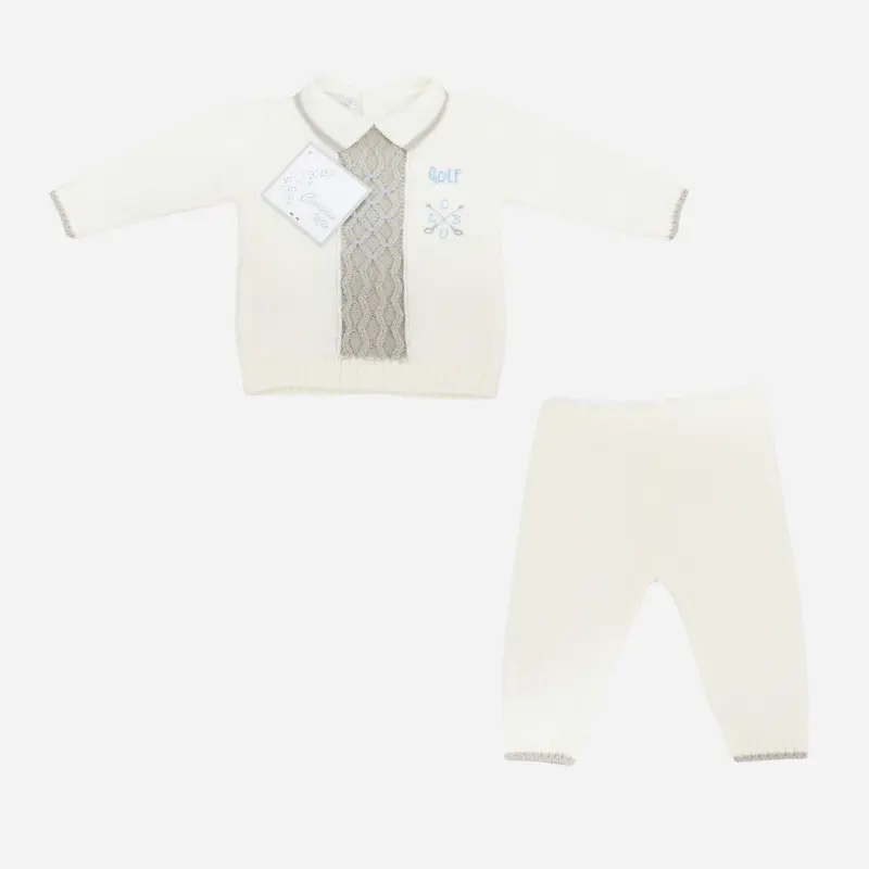 Cuoricino Mio Completo Neonato Filo di Cotone 3183
