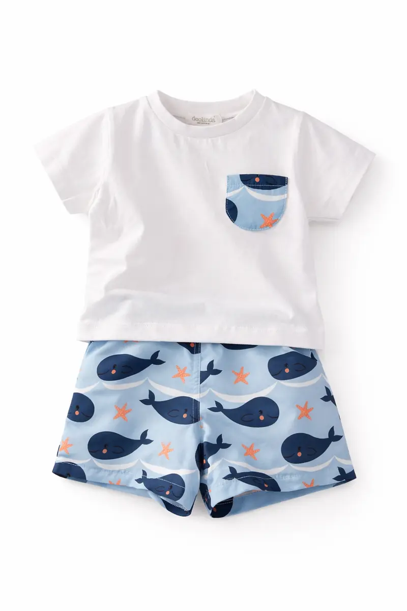 Deolinda - set costume bermuda balene