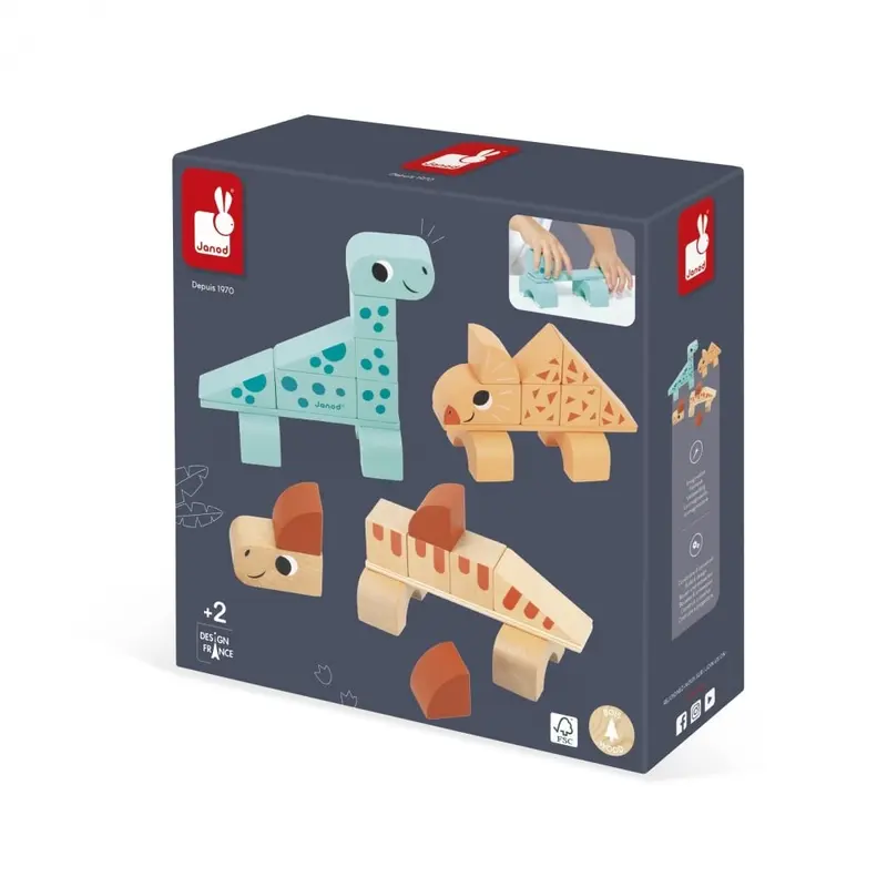Dino il Cubosauro da costruire - Da 2 anni