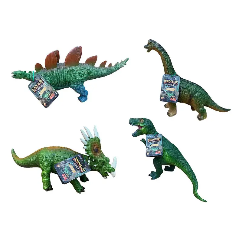 Dinosauro con Suono in Gomma Morbida, Modelli Assortiti