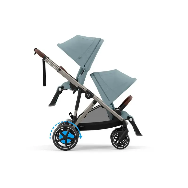Dipamo - E Gazelle 2 sedute 2 ovetti 2 navicelle 2 adattori - Stormy Blue (acconto)