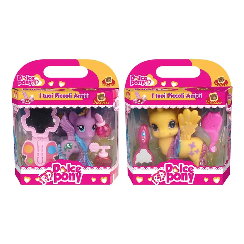 Dolce Pony con Accessori De.Car2, 2 Modelli Assortiti