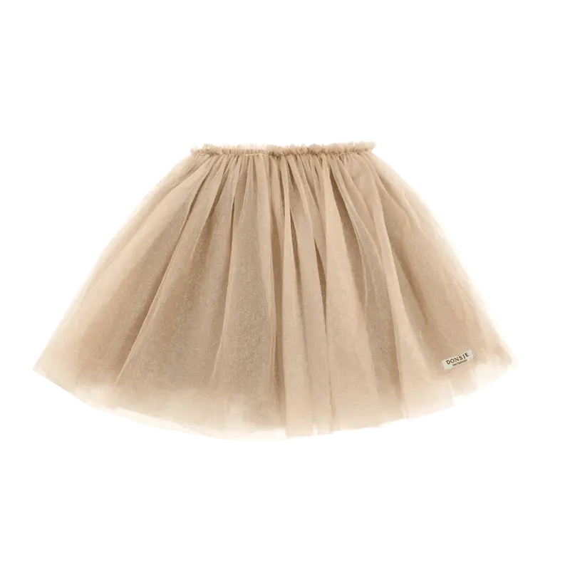 Donsje - gonna tulle pink metallic