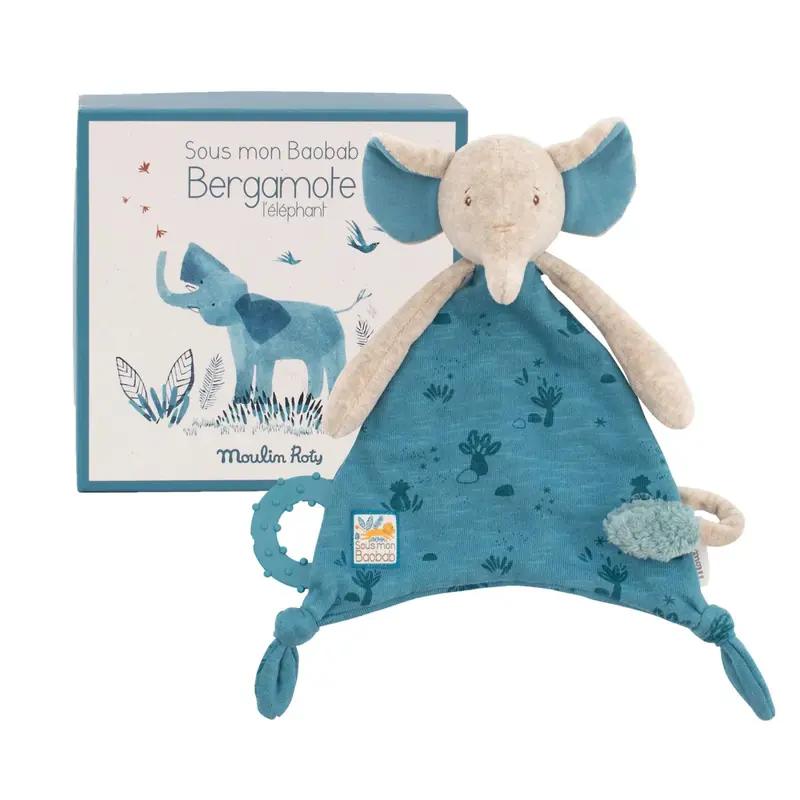 Doudou elefante con scatola - Moulin Roty