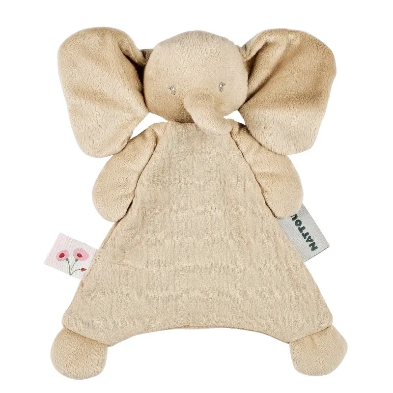 Doudou - Fanfan Mini Peluche Elefante Sabbia - Nattou