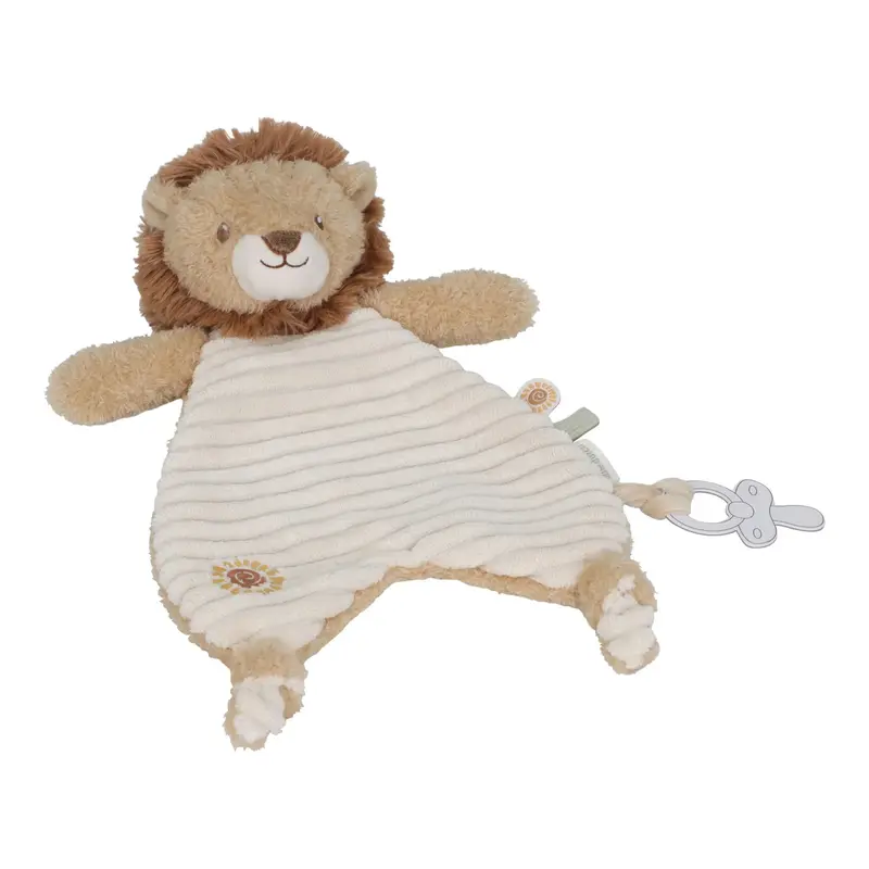 Doudou Leone Safari Friends Little Dutch con Porta Ciuccio – 0+ mesi
