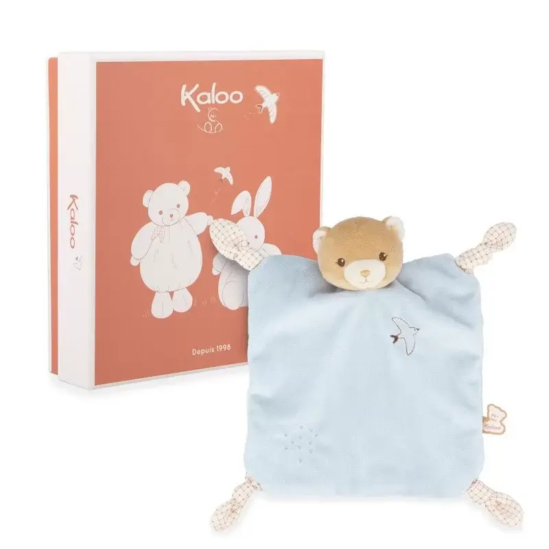 Doudou orsetto blu