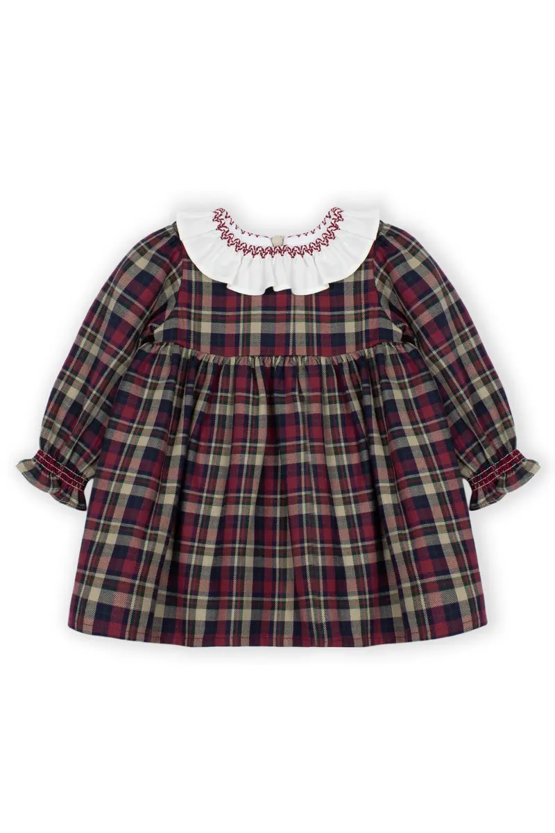Drkid - vestito quadri con colletto