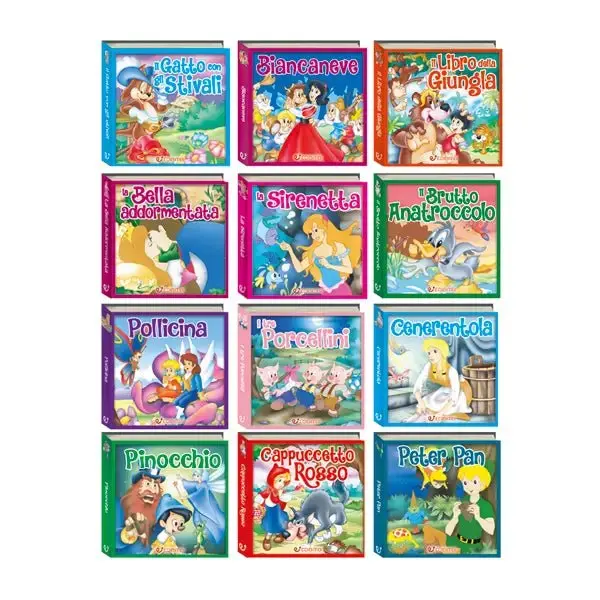 Edibimbi I quadrottini delle fiabe 12 Titoli Assortiti (Sfuso)