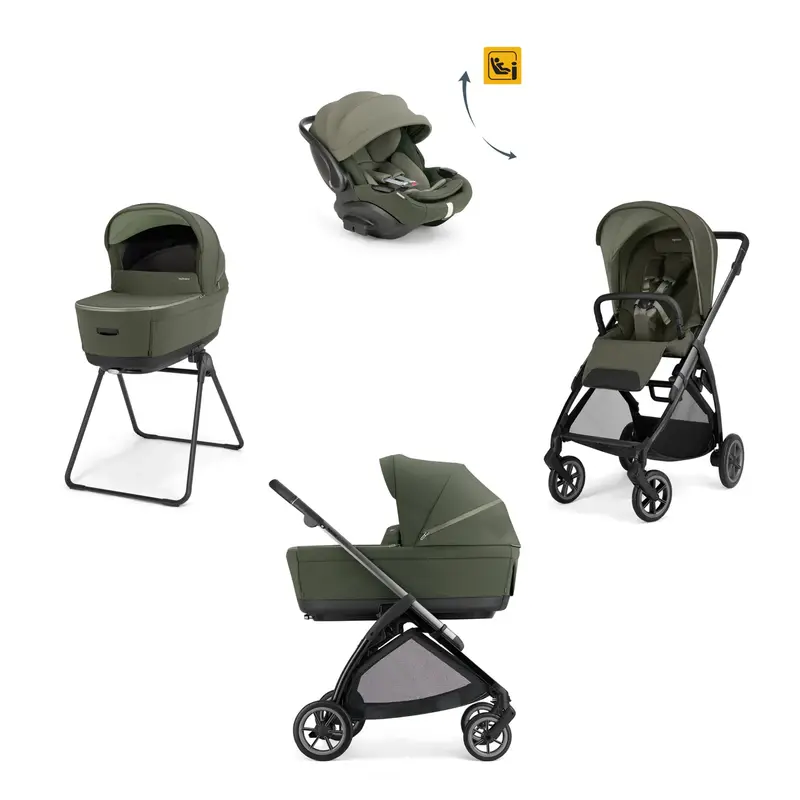 Electa System 4 in 1 ovetto darwine recline - Loft Green - Inglesina (Collezione 2026)