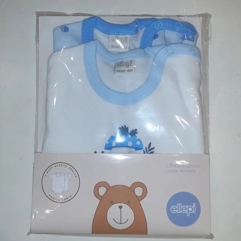 Ellepi Body Bambino e Bambina a Manica Lunga AF5376