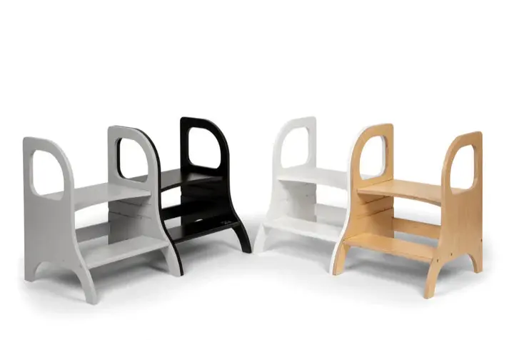 Ette Tete MIIMO Scaletta e Sgabello Montessori Regolabile – Vari Colori