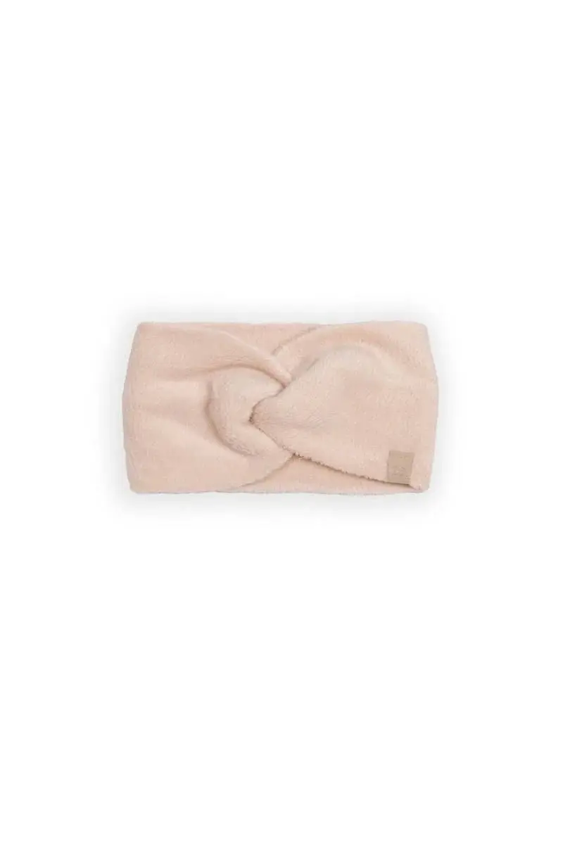 Fascia capelli e scalda orecchie teddy - VINTAGE PINK 341