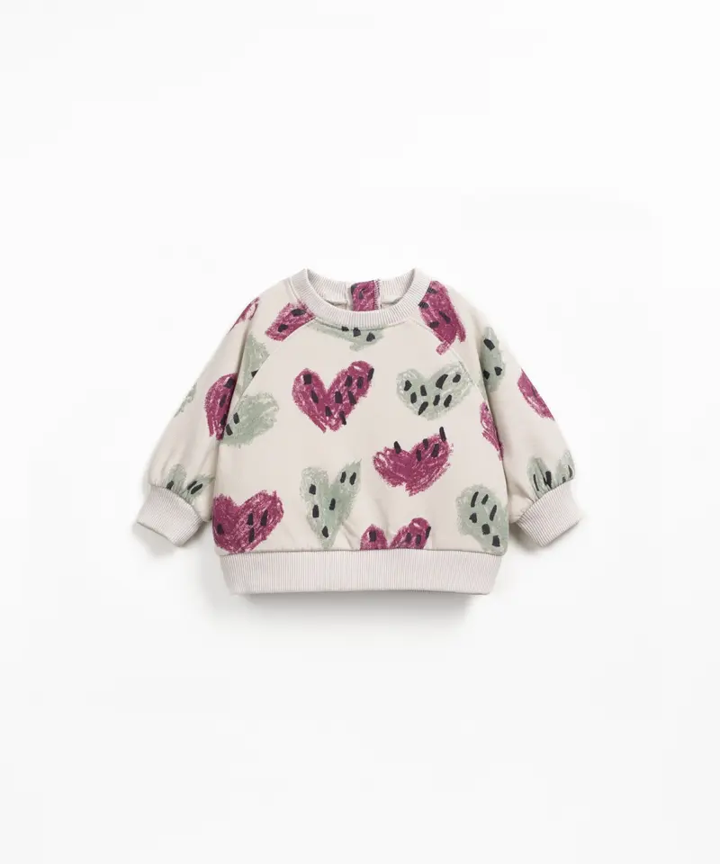 Felpa stampata - 70% Cotone biologico