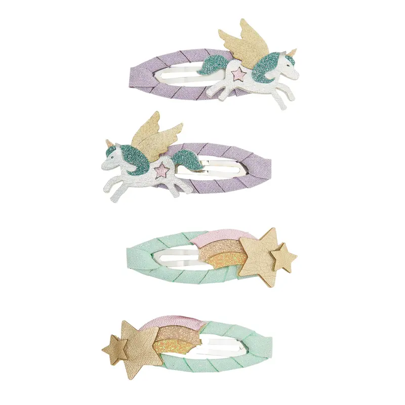 Fermagli Clic Clac Unicorno Bambina Mimi & Lula – My Little Unicorn (4 Pezzi)