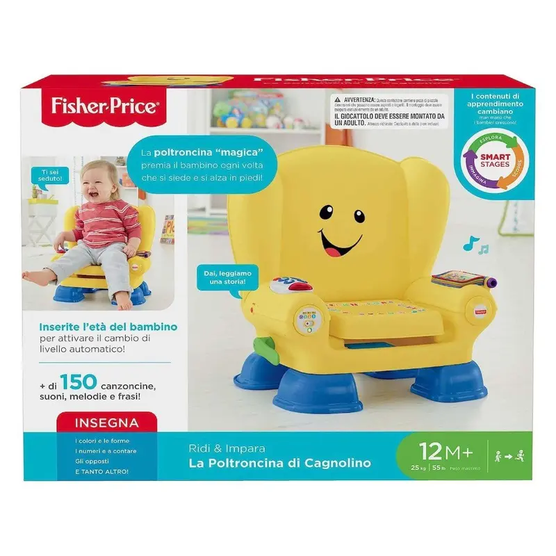 Fisher-Price La Poltroncina del Cagnolino Seggiolina Educativa per Imparare