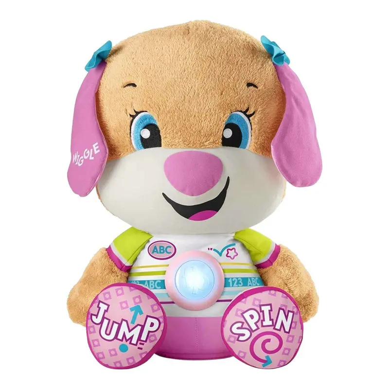 Fisher-Price Sorellina di Cagnolino Gigante Grande Peluche Musicale HGW88
