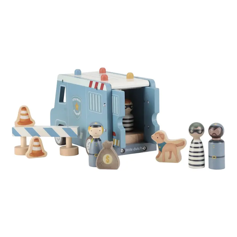 Furgone della Polizia in Legno Little Dutch – Blu – Essentials