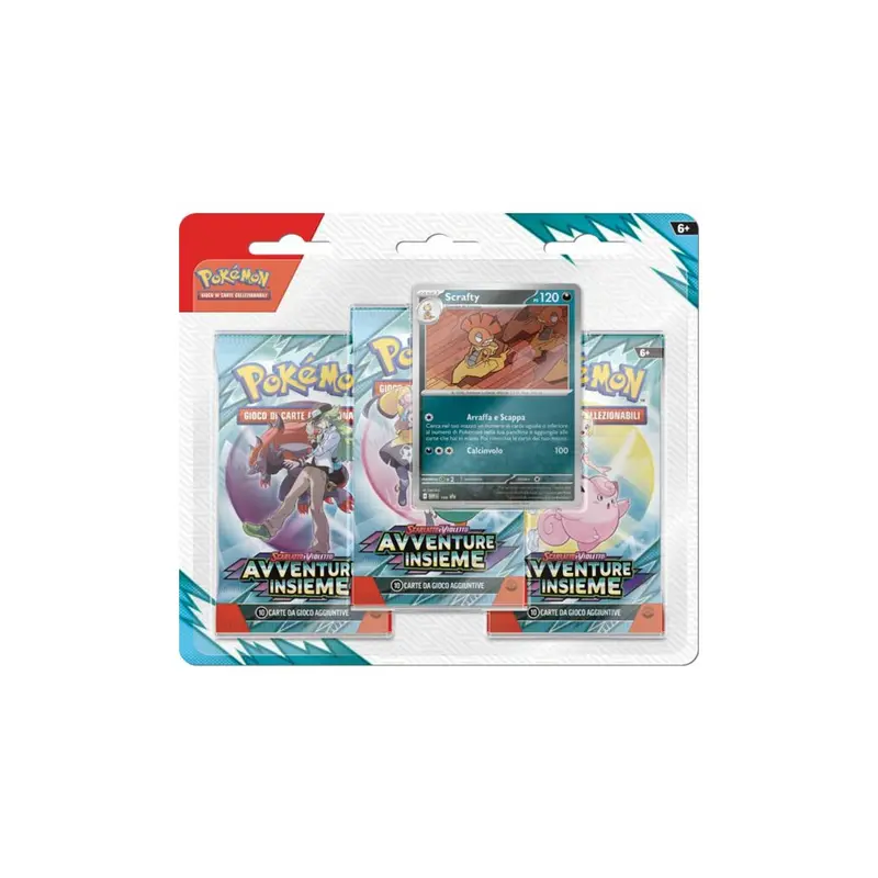 Gamevision - Pokemon Blister 3 Bustine  Avventure insieme