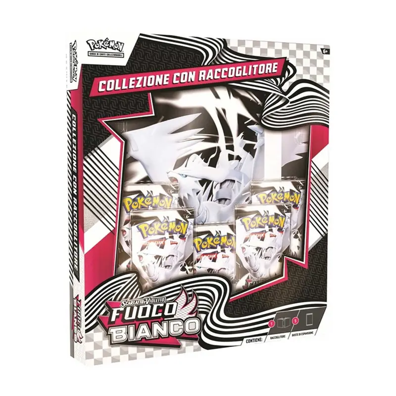Gamevision - Pokemon Collezione con Raccoglitore Fuoco Bianco