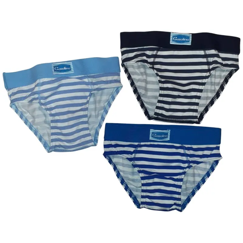 Gasolino Mutande Slip Bambino Bimbo Cotone Intimo WIU 2547/F