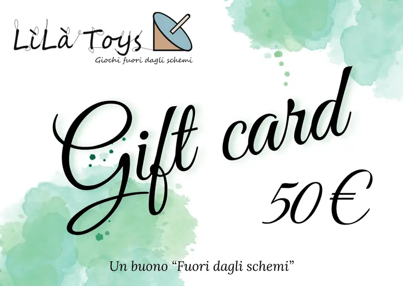 Gift card 50 euro lista nascita caterina e arturo