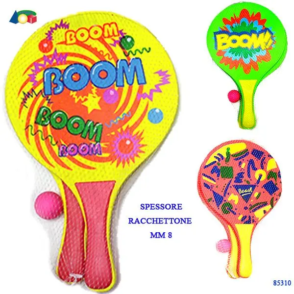 Ginmar Srl Coppia Racchettoni Da Spiaggia 85310