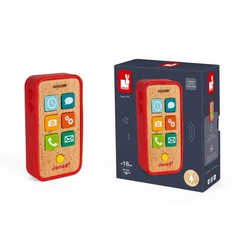 Gioco Telefono Sonoro in legno