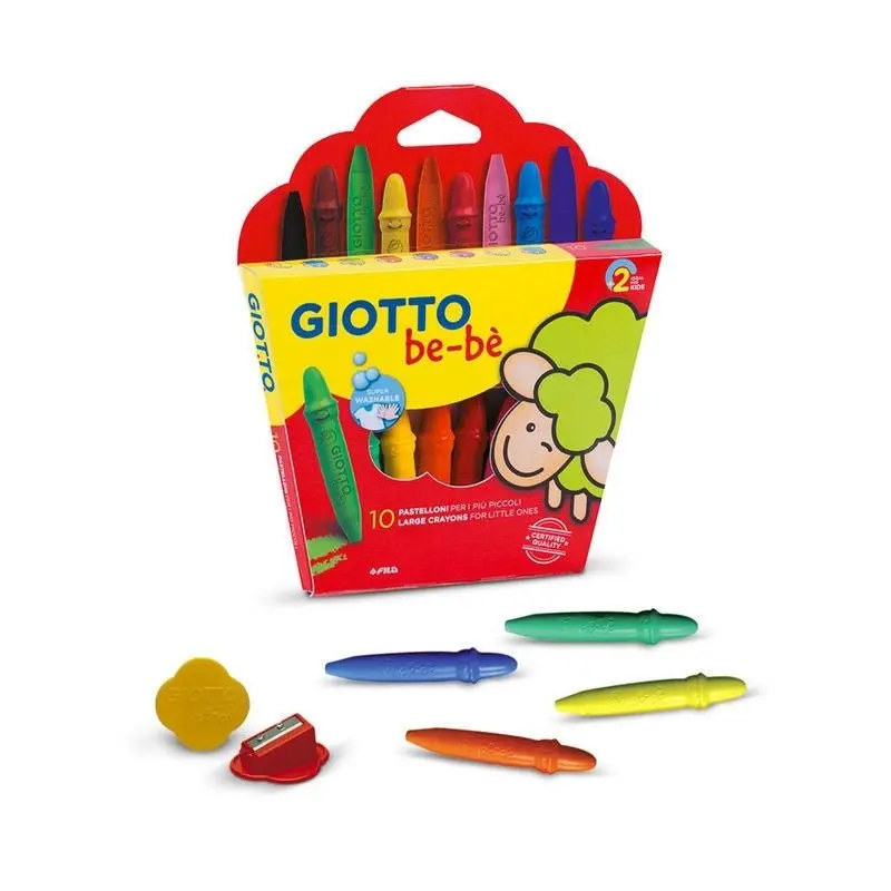 Giotto Bebè Colori a Cera Big 10 Pezzi Fila F477900