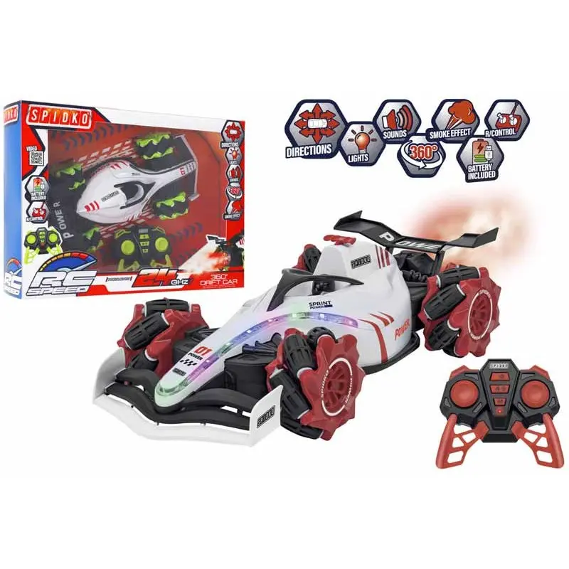 Globo - Auto Radiocomando Formula Con Fumo Led Ed Effetto Drift