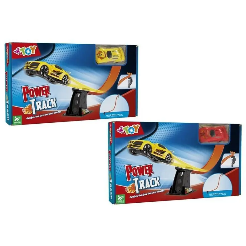 Globo Pista 130cm 13 Pezzi C/Auto Ruota Libera 41674