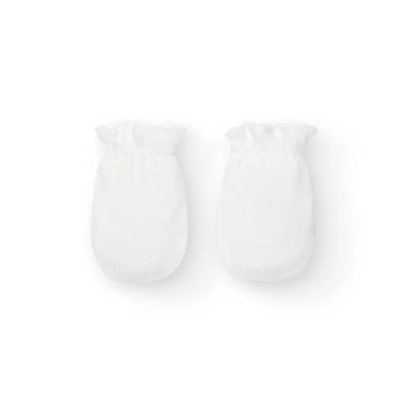 Guantini Antigraffio per Neonato in 100% Puro Cotone