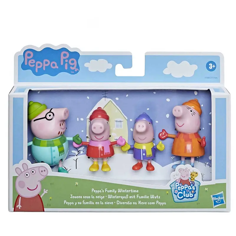 Hasbro - La Famiglia di Peppa Pig Confezione da 4 personaggi