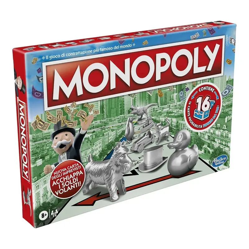 Hasbro Monopoly Classico in Italiano 8+ Anni
