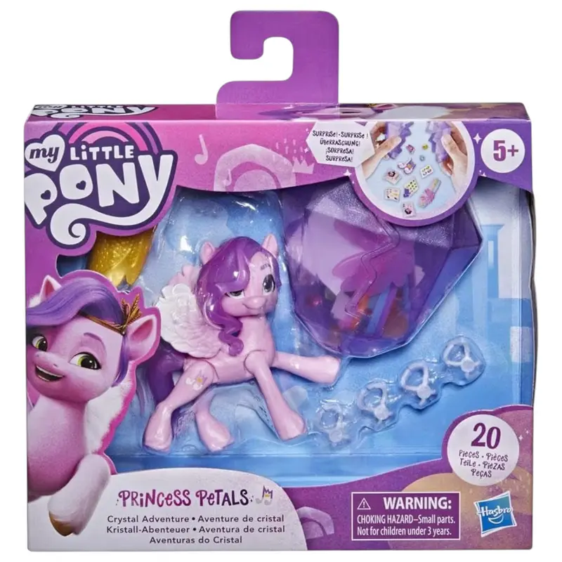 Hasbro My Little Pony Princess Petals 7,5 cm Braccialetto dell’Amicizia con Cristalli
