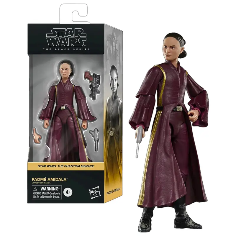Hasbro Star Wars The Black Series Padmé Amidala action figure collezionabile 15 cm ispirata al film Star Wars La minaccia fantasma
