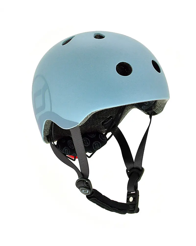 Helmet steel casco blu acciaio tg S-M