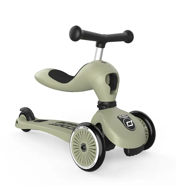 Highwaykick 1 - Monopattino 2 in 1 Olive