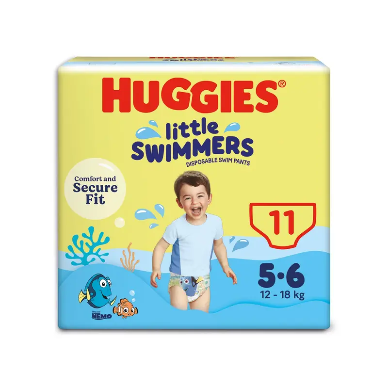 Huggies - Little Swimmers Pannolini Costumino per il bagno taglia 5-6 (11 pezzi)